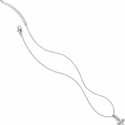Brighton Abbey Cross Necklace Silver Clearance
