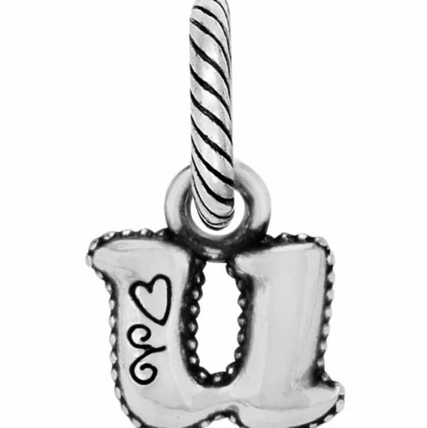 Brighton ABC Alphabet Charm Silver Outlet