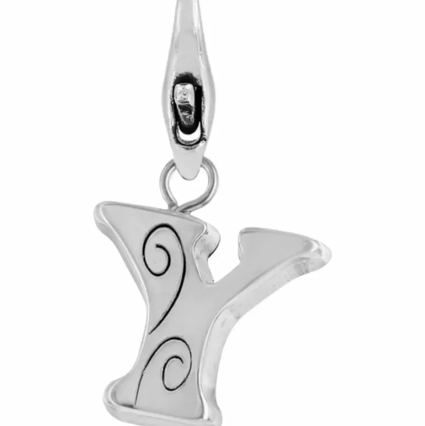 Brighton ABC Chic Alpha Snap Charm Silver Online