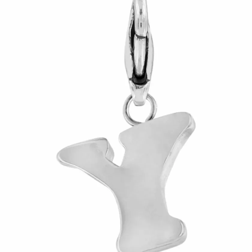 Brighton ABC Chic Alpha Snap Charm Silver Online