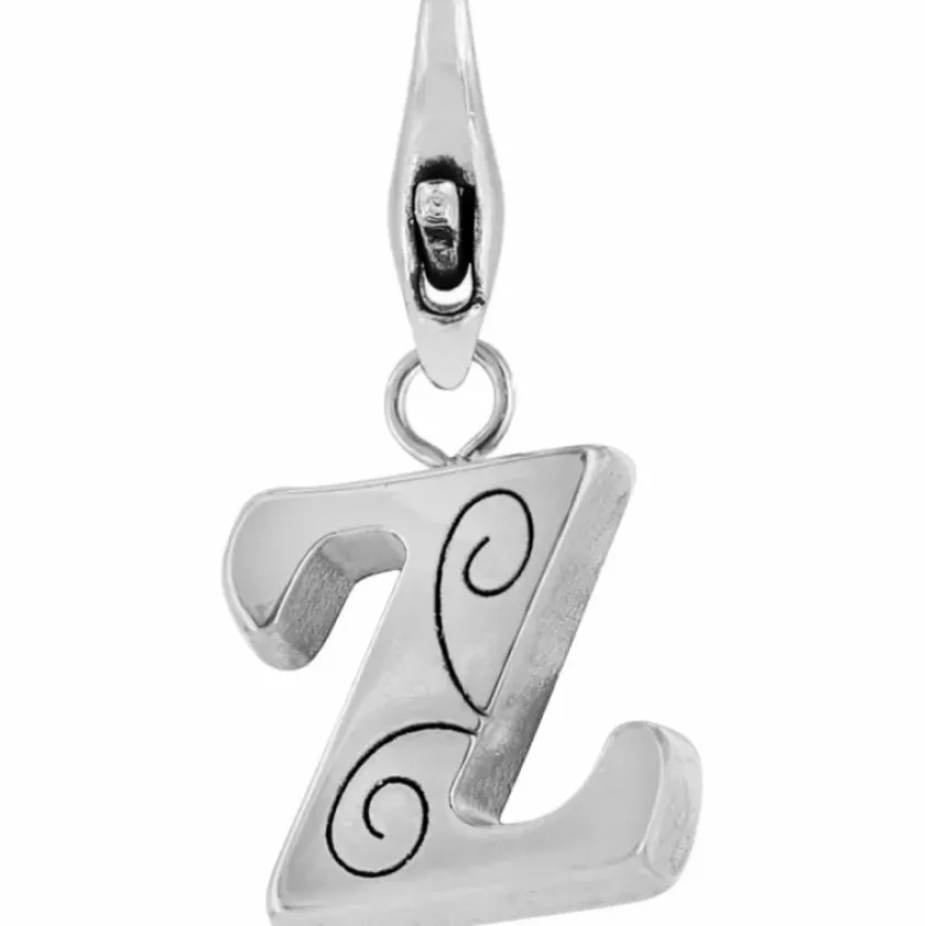 Brighton ABC Chic Alpha Snap Charm Silver Online