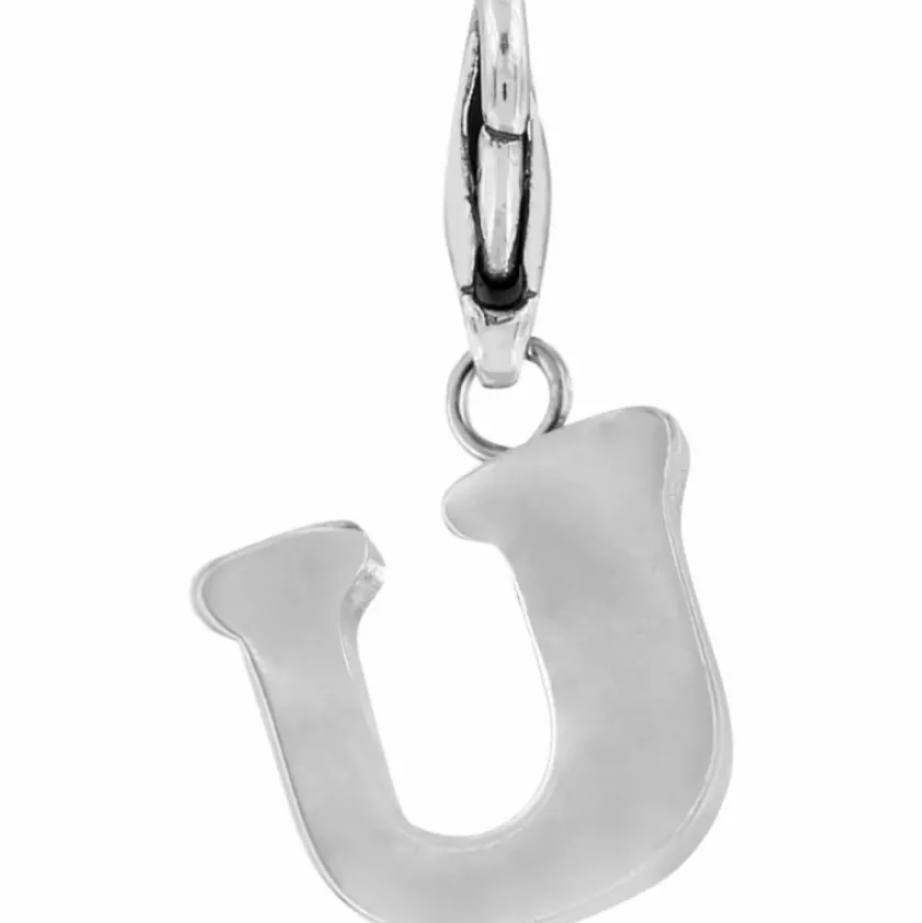 Brighton ABC Chic Alpha Snap Charm Silver Online