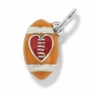 Brighton ABC Football Charm Silver-Orange Online
