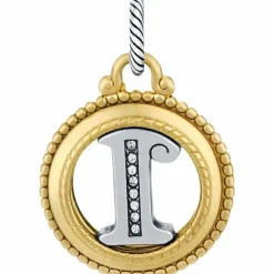 Brighton ABC Monogram Charm Silver-Gold Sale