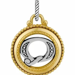 Brighton ABC Monogram Charm Silver-Gold Sale