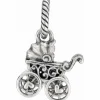 Brighton ABC Sweet Pea Stroller Charm Silver Sale