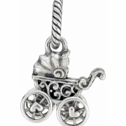 Brighton ABC Sweet Pea Stroller Charm Silver Sale