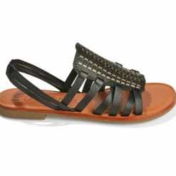 Brighton Adella Flat Sandals Black Outlet