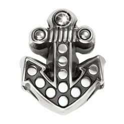 Brighton Ahoy Anchor Double Bead Silver Fashion