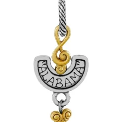 Brighton Alabama Charm Silver-Gold Clearance