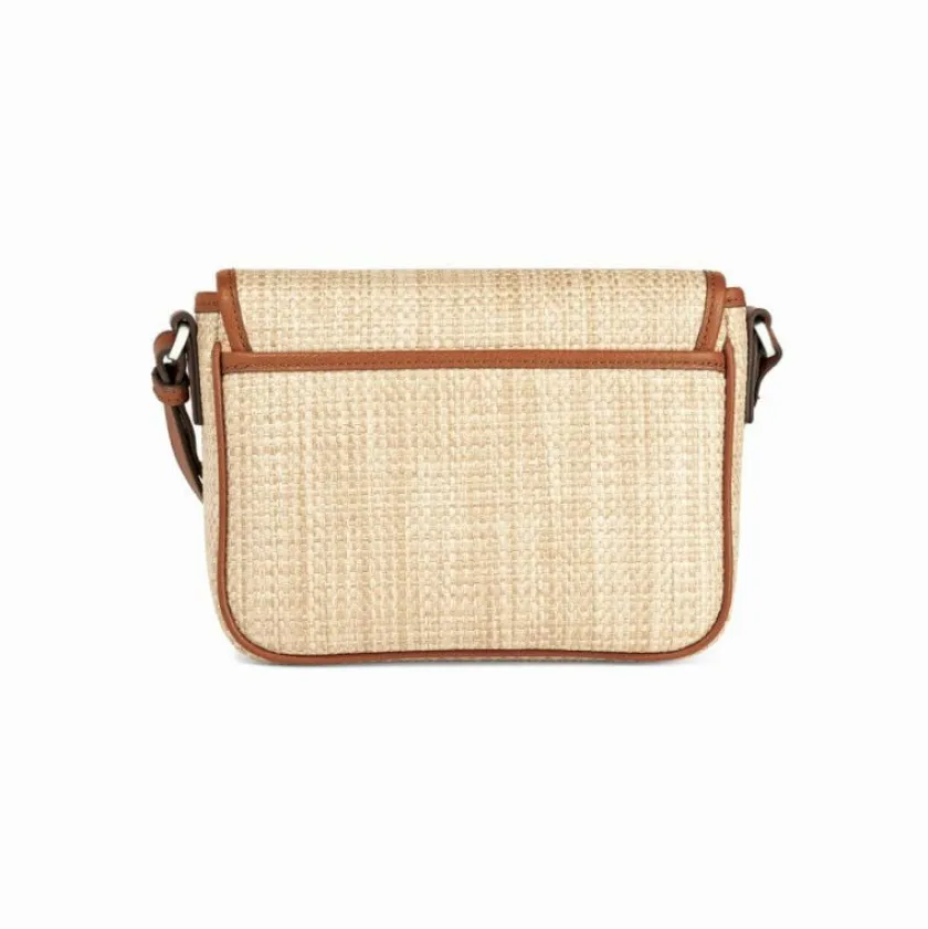 Brighton Alani Straw Flap Bag Natural-Luggage Fashion