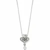 Brighton Alcazar Amor Pearl Pendant Necklace Silver-Pearl Online