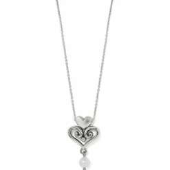 Brighton Alcazar Amor Pearl Pendant Necklace Silver-Pearl Online