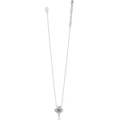 Brighton Alcazar Amor Pearl Pendant Necklace Silver-Pearl Online