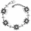 Brighton Alcazar Blanc Bracelet Silver-White Discount