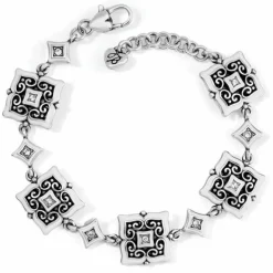 Brighton Alcazar Blanc Bracelet Silver-White Discount