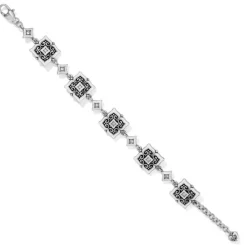 Brighton Alcazar Blanc Bracelet Silver-White Discount