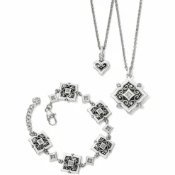 Brighton Alcazar Blanc Bracelet Silver-White Discount