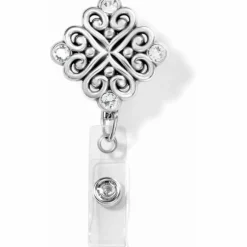 Brighton Alcazar Clip-On Badge Clip Silver Best