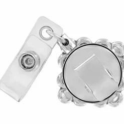 Brighton Alcazar Clip-On Badge Clip Silver Best