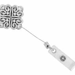 Brighton Alcazar Clip-On Badge Clip Silver Best