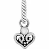 Brighton Alcazar Heart Charm Silver Fashion