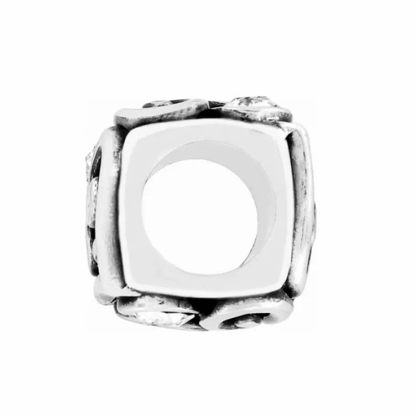Brighton Alcazar Heart Cube Bead Silver Sale