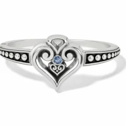 Brighton Alcazar Heart Glint Hinged Bangle Best