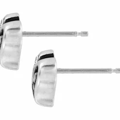 Brighton Alcazar Heart Mini Post Earrings Silver Discount