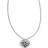 Brighton Alcazar Heart Necklace Silver Hot
