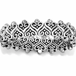 Brighton Alcazar Heart Stretch Bracelet Silver Outlet