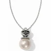 Brighton Alcazar Pearl Short Necklace Silver-Pearl Hot
