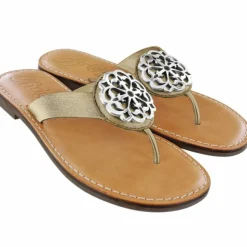 Brighton Alice Metallic Sandals Hot