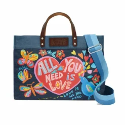 Brighton All You Need East West Denim Tote Multi Fashion