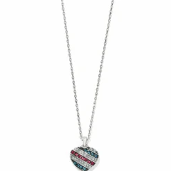 Brighton Americana Heart Necklace Multi Discount
