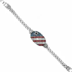 Brighton Americana ID Bracelet Silver-Multi Outlet