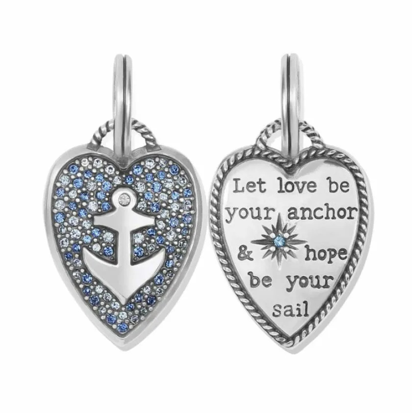 Brighton Anchor And Soul Charm Gift Set Silver-Blue Discount