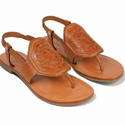 Brighton Ancona Thongs Cognac Online
