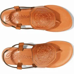 Brighton Ancona Thongs Cognac Online