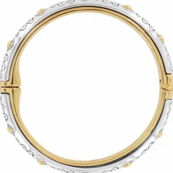 Brighton Aries Hinged Bangle Silver-Gold Discount