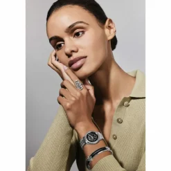 Brighton Ashbourne Watch Silver-Black Outlet