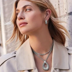 Brighton Athena Scalloped Convertible Necklace Hot