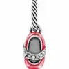 Brighton Baby Girl Shoe Charm Pink-Silver Best