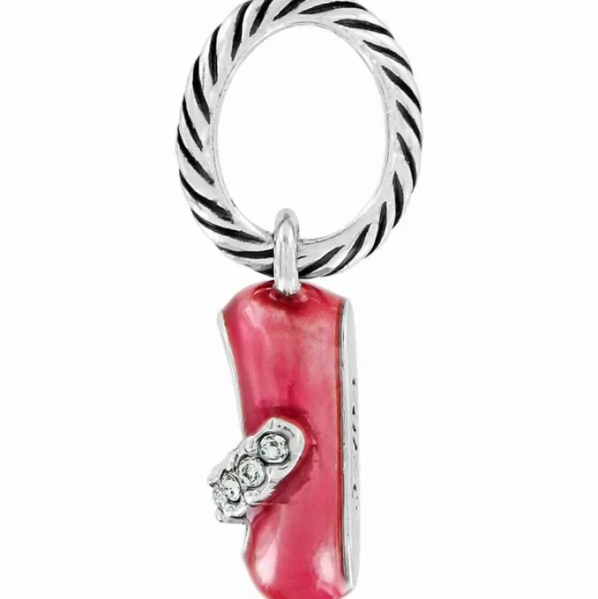 Brighton Baby Girl Shoe Charm Pink-Silver Best