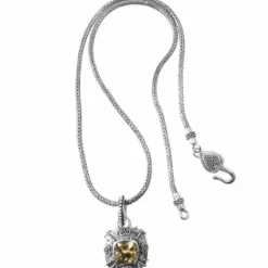Brighton Bali Citrine Java Necklace Silver-Citrine Fashion