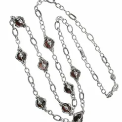 Brighton Bali Global Harmony Long Necklace Silver Clearance