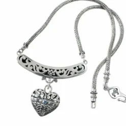 Brighton Bali Smile Necklace Silver Hot