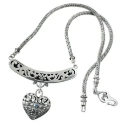 Brighton Bali Smile Necklace Silver Hot