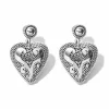 Brighton Bali South Sea Drop Post Earrings Silver Outlet