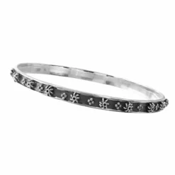 Brighton Bali Sundew Bangle Silver Outlet